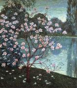 wilhelm list magnolia Spain oil painting artist